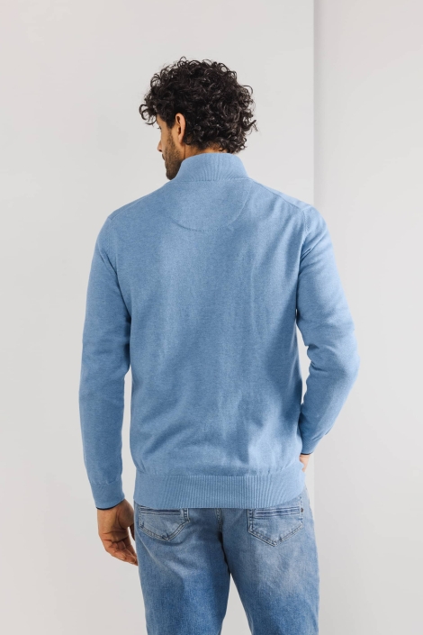 State of Art cardigan plain knit